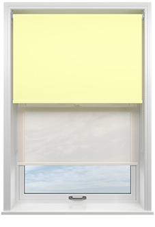 Rimini (Blackout), Sand & Texen Truffle - Double Roller Blind